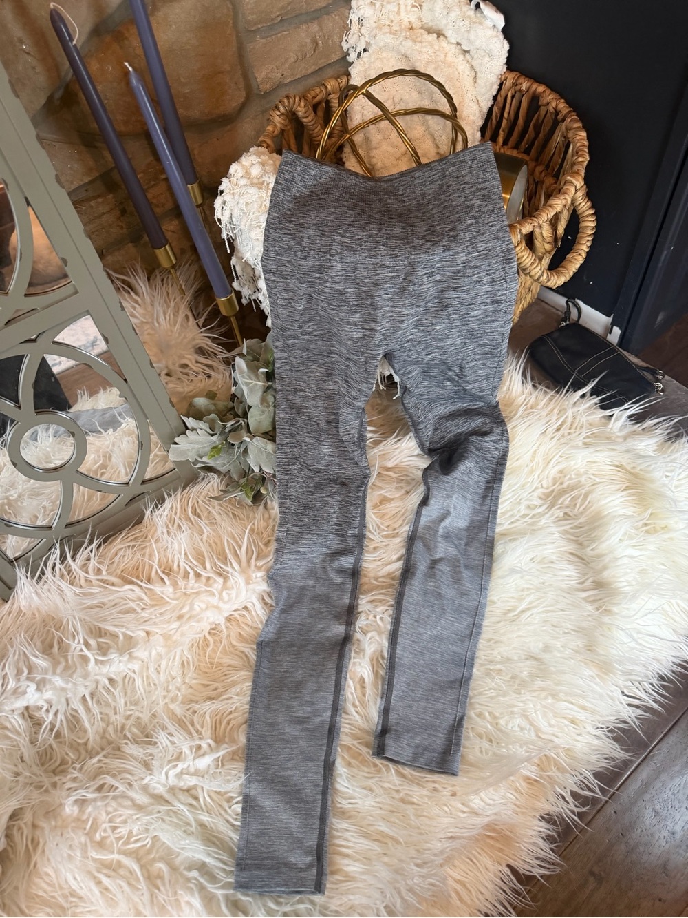 lululemon athletica Heather Gray Women's Leggings